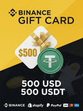 You bought Binance Gift Card 500 USDT