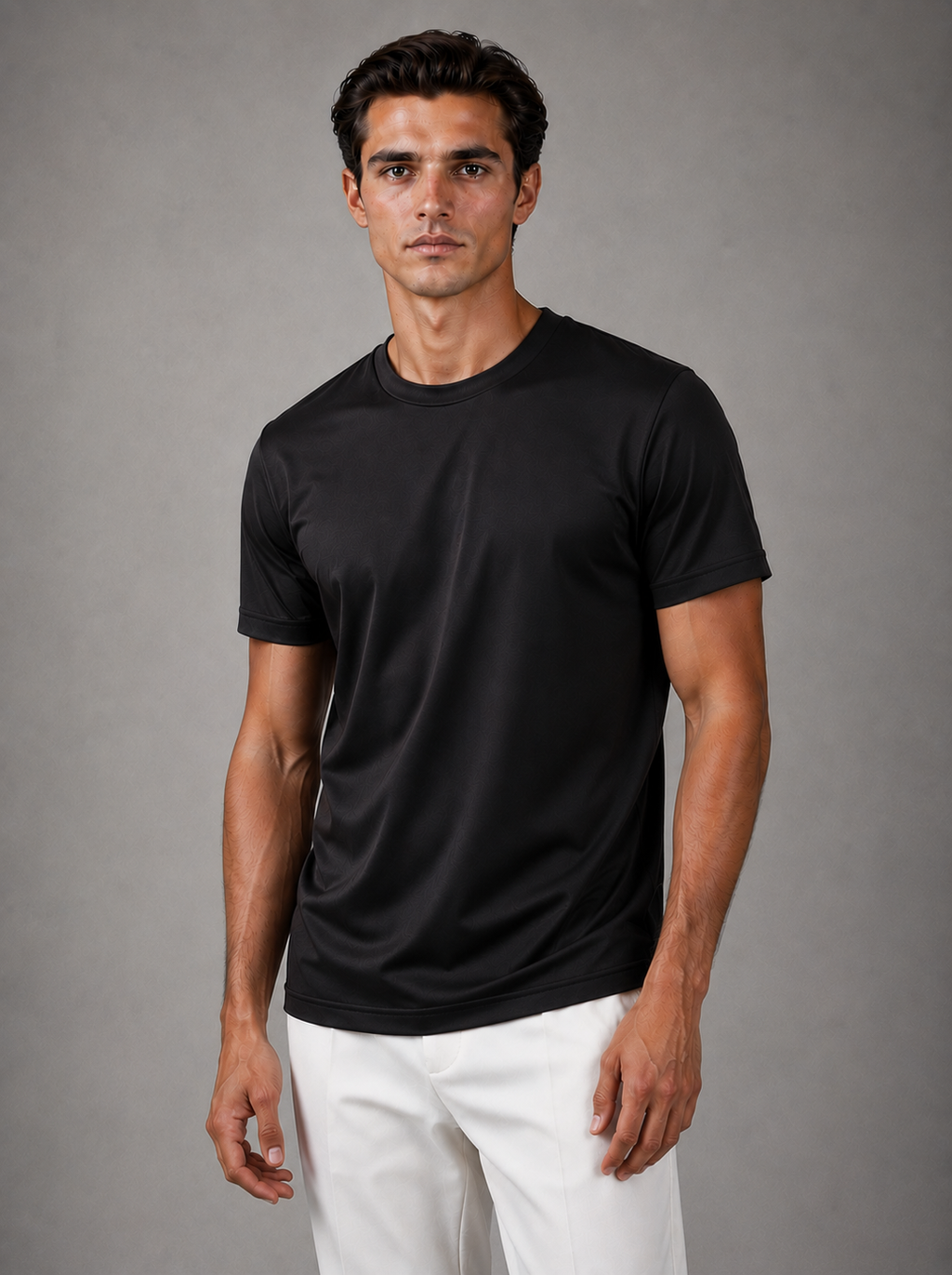 Signature Glossy T-Shirt Black