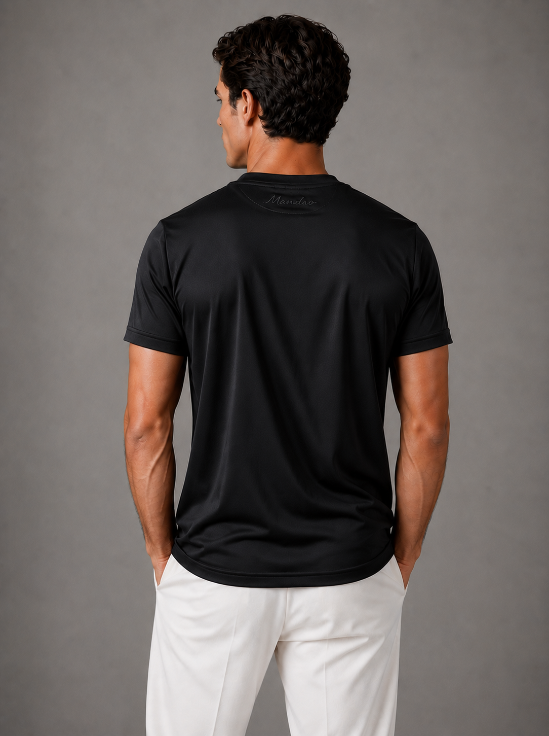 Signature Glossy T-Shirt Black