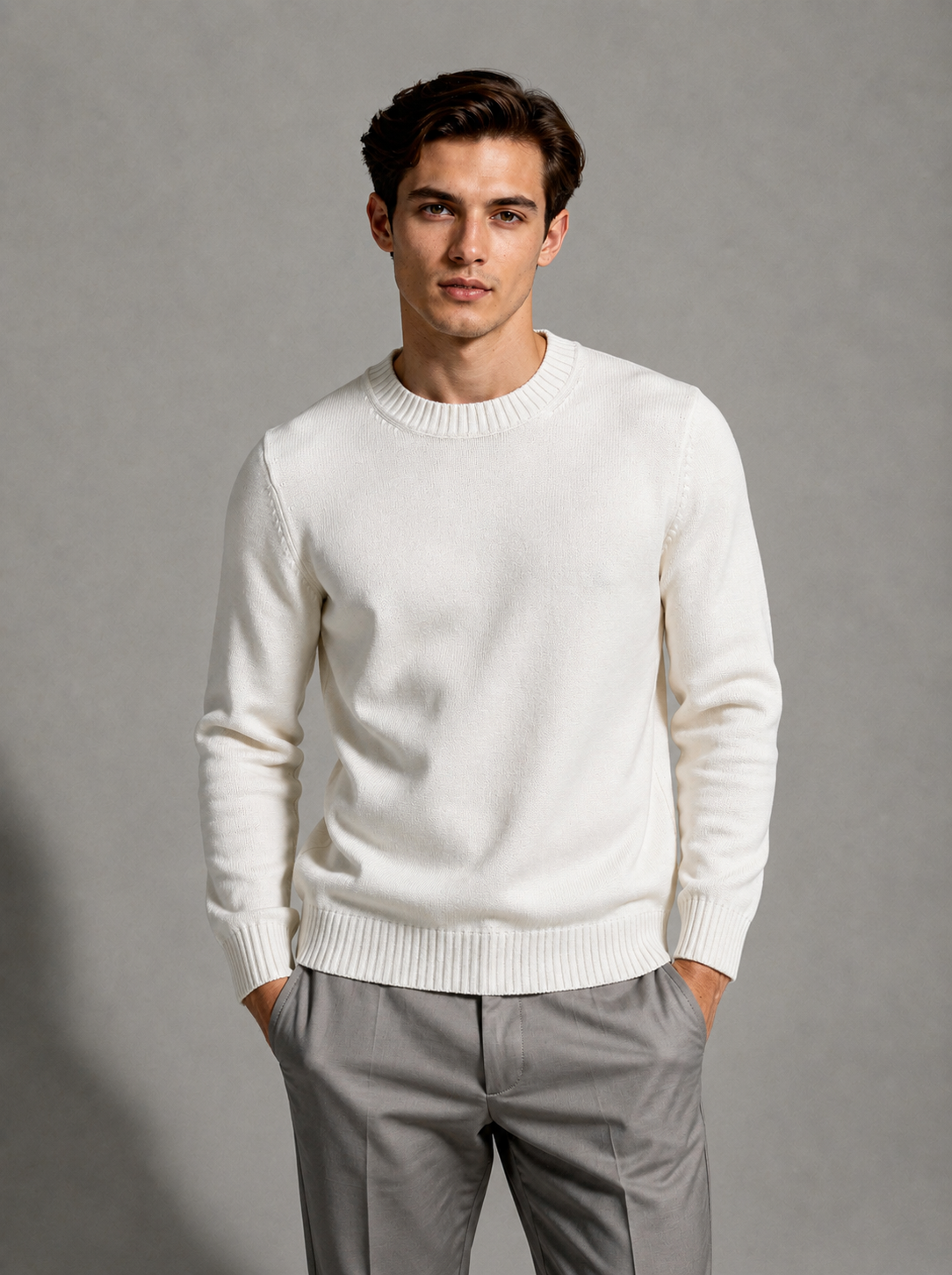 Essential Crewneck White Men