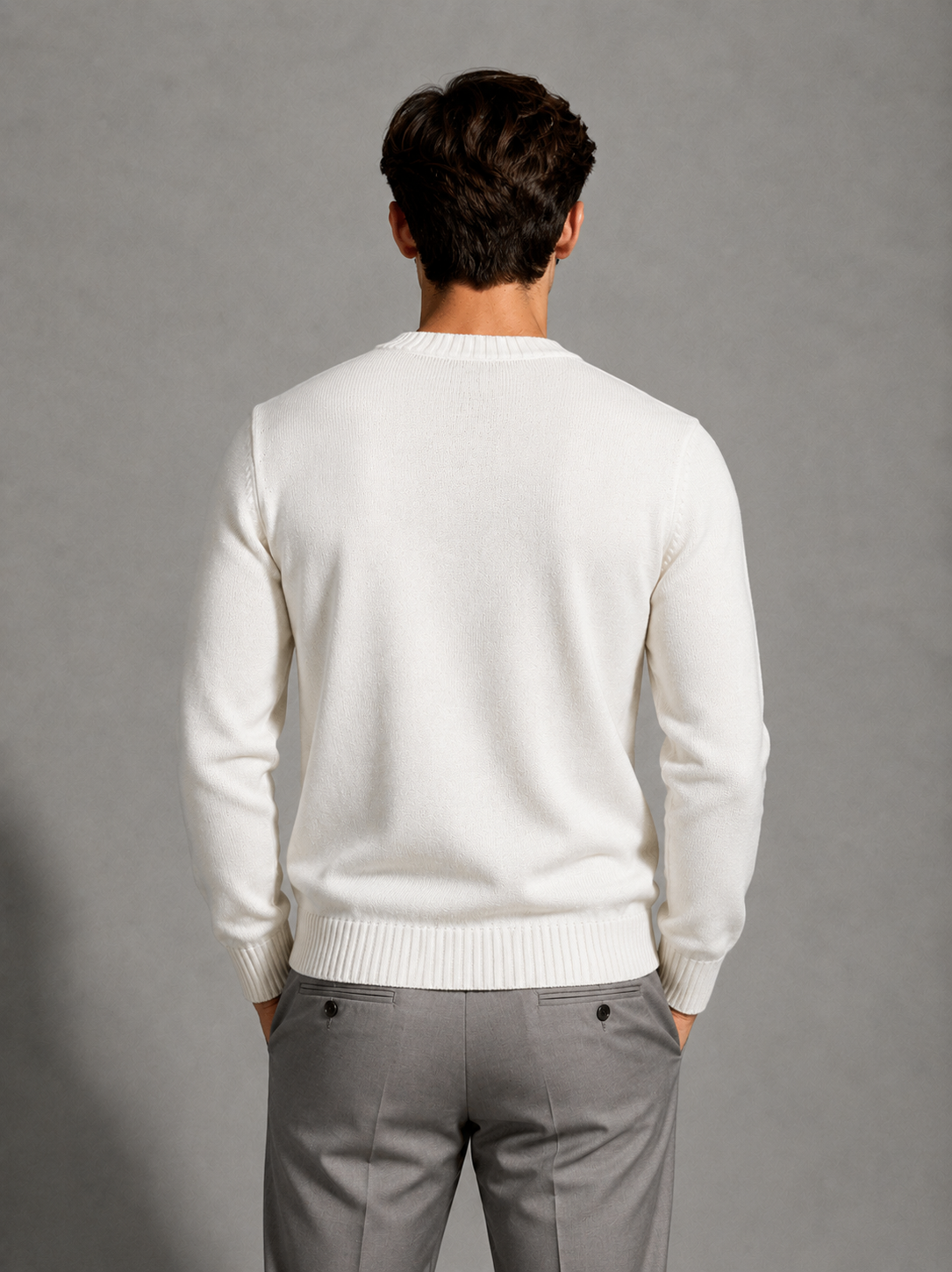 Essential Crewneck White Men