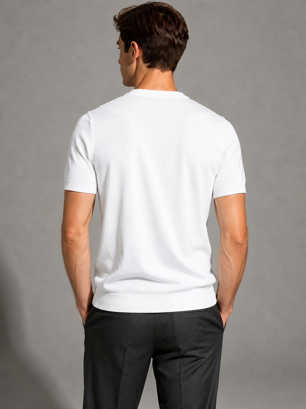Cortina Fine Knit T-Shirt White