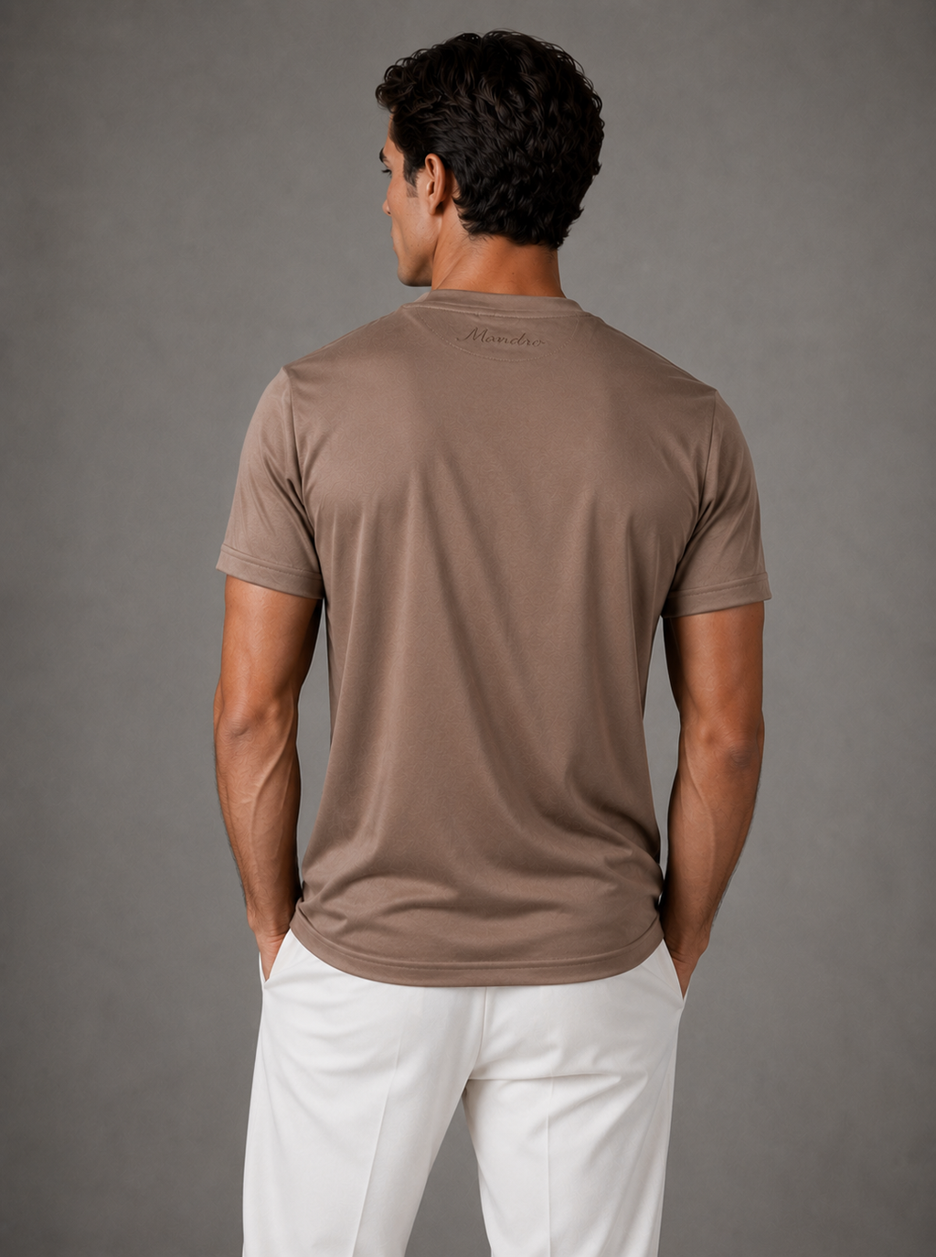 Signature Glossy T-Shirt Brown